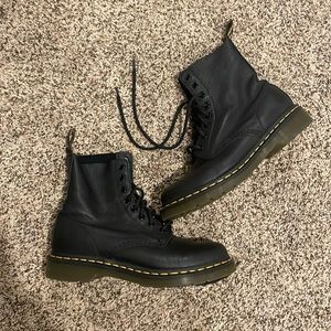 Dr. Marten's Smooth Leather Lace Up Boots